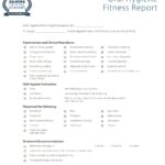 Oral Fitness Report